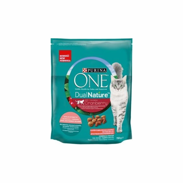 Purina Purina One Dual Nature s brusinkami pro kočky po s...