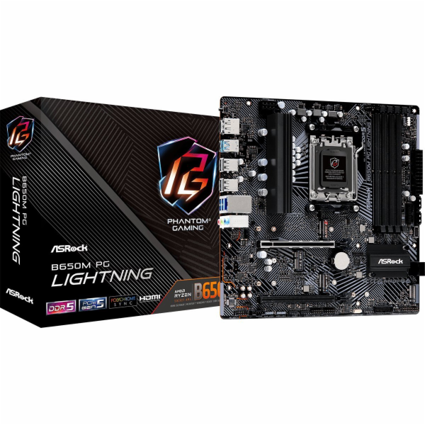 Základní deska ASRock ASRock B650M PG Lightning AM5 mATX ...