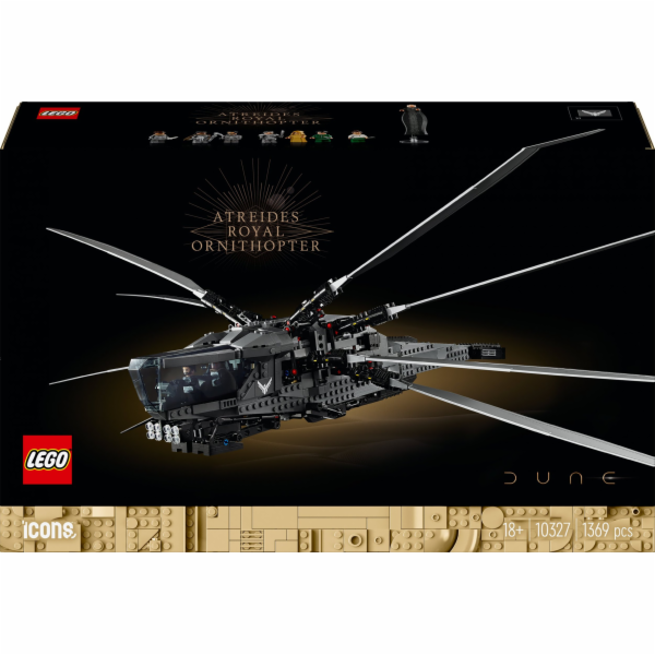 LEGO Icons Dune - Atreidská královská ornitoptéra (10327)