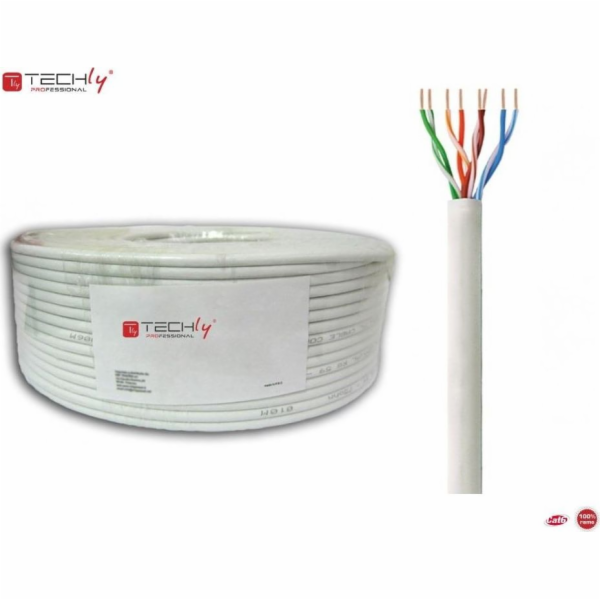Techly TechlyPro Instalační kabel U/UTP Cat6 4x2 pramenný...