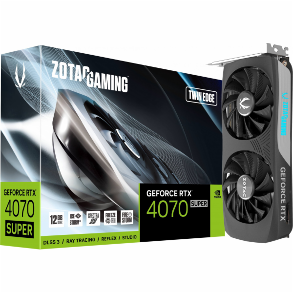 ZOTAC GeForce RTX 4070 SUPER Twin Edge, grafická karta