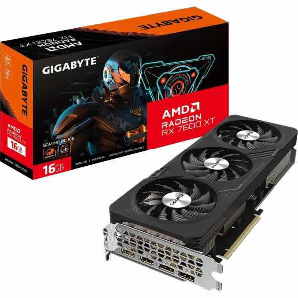 GIGABYTE Radeon RX 7600 XT GAMING OC 16G, grafická karta