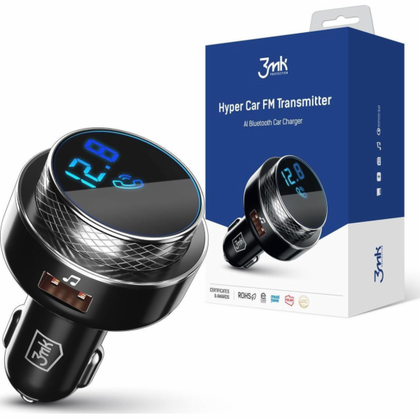 3mk nabíječka do auta Hyper Car FM Transmitter