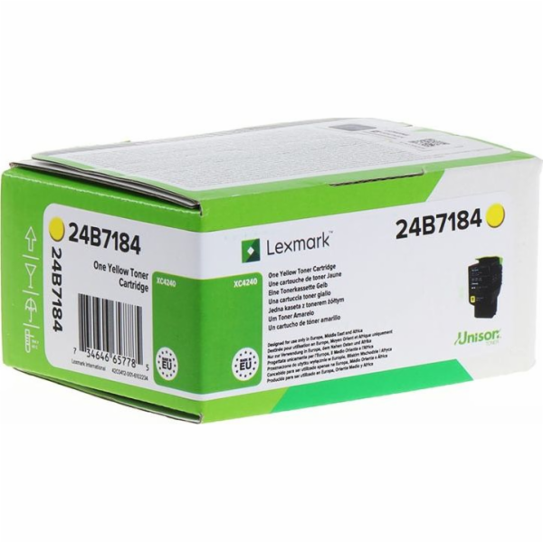 Toner Lexmark 24B7184 Yellow Original (24B7184)