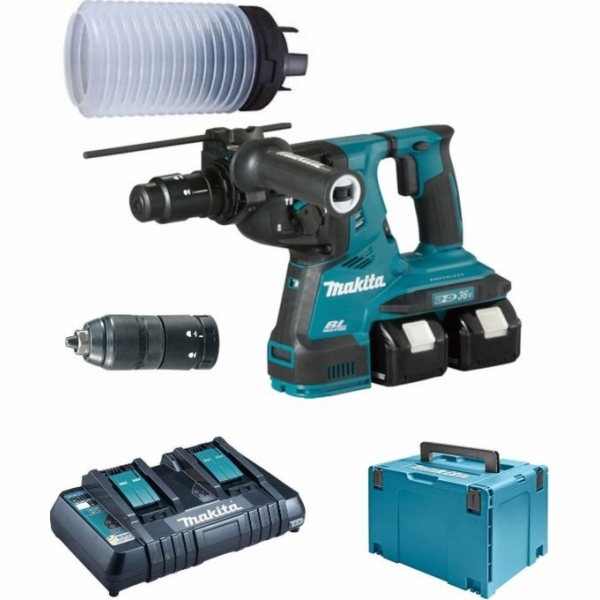 Příklepová vrtačka Makita DHR283T2JU 2 x 18 V