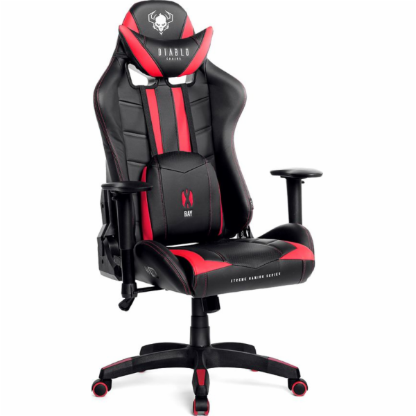 Diablo Chairs X-RAY Normal Velikost L Černá a červená