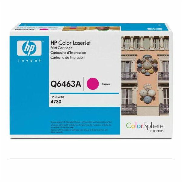 Originální purpurový toner HP 63A (Q6463A)