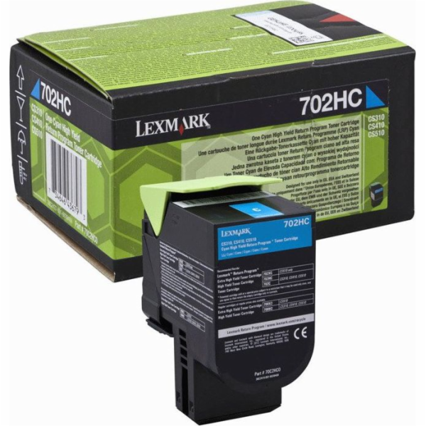 Originální azurový toner Lexmark 70C2HC0 (70C2HC0)
