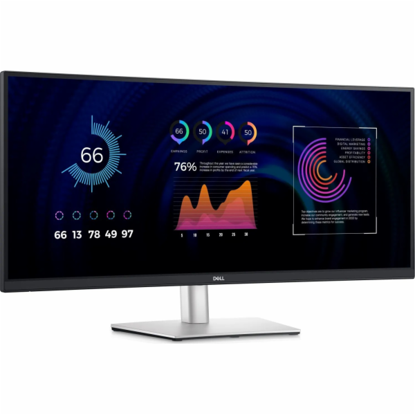 Monitor Dell 34" P3424WE zakřivený 21:9/3440x1440/IPS/USB...