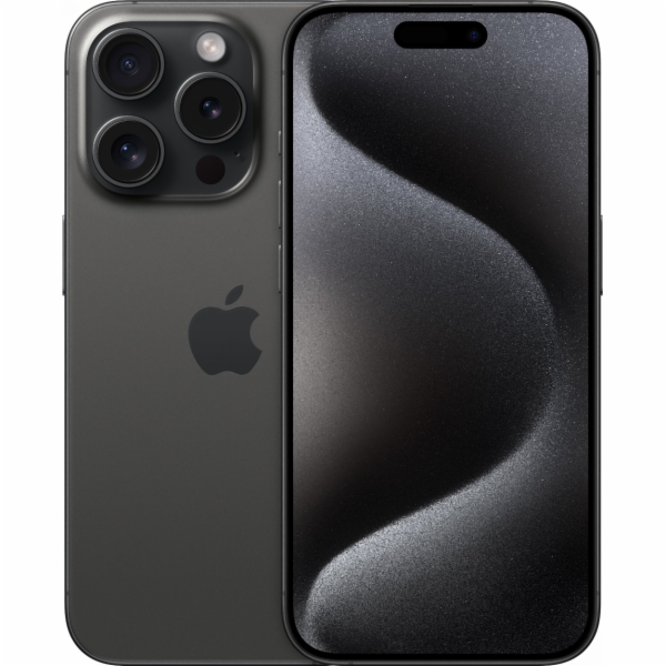 Apple iPhone 15 Pro 128GB Black Titanium smartphone (MTUV3)