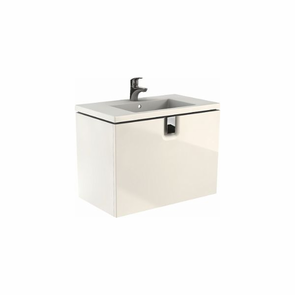 Circle Twins skříňka pod umyvadlo 80cm bílý lesk (89550000)