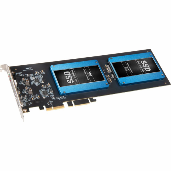 Sonnet PCIe 3.0 x4 řadič 2x 2.5 SATA III RAID (FUS-SSD-2R...