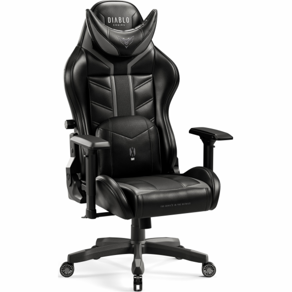 Diablo židle rentgenové král velikost xl černý křeslo