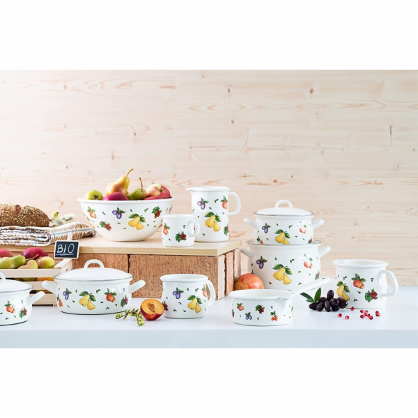 Riess RIESS - Nízký květináč 1,5l 18cm Fruit Garden