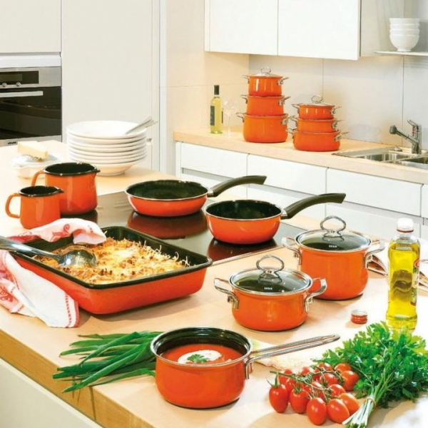 Riess RIESS - Vysoký hrnec 24cm Corall