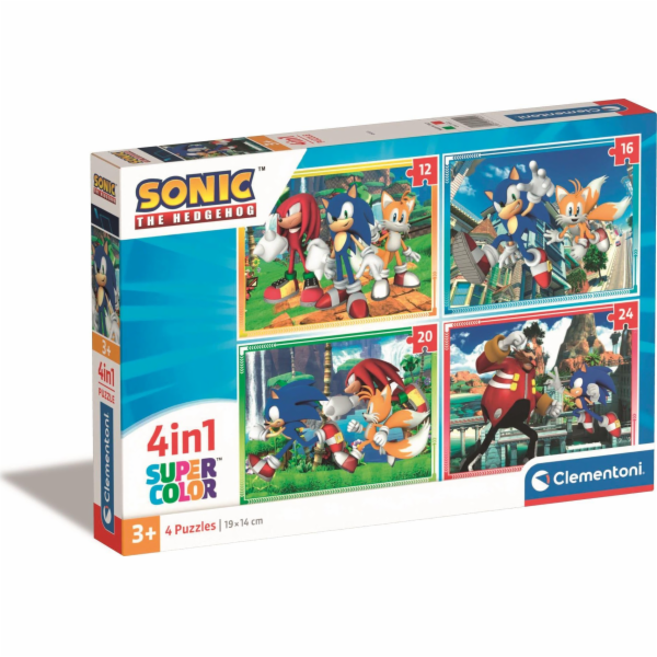 Clementoni Supercolor 4v1 - Sonic, Puzzle