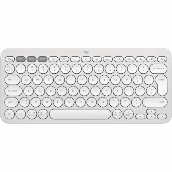 Logitech Pebble Keys 2 K380s - TONAL WHITE - US INT L - B...