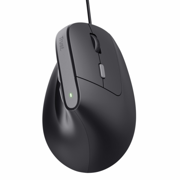 TRUST myš Bayo II Ergonomická vertikální myš, USB, černá