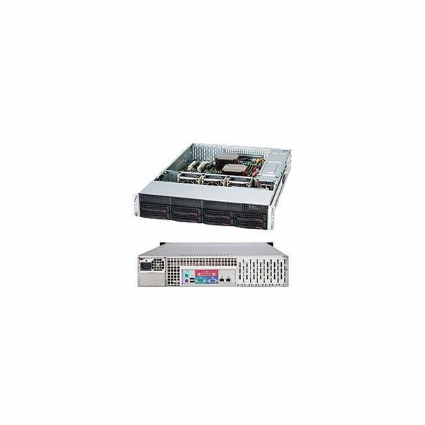 SUPERMICRO 2U chassis 8x 3,5" HS SAS3/SATA, 600W (80PLUS ...