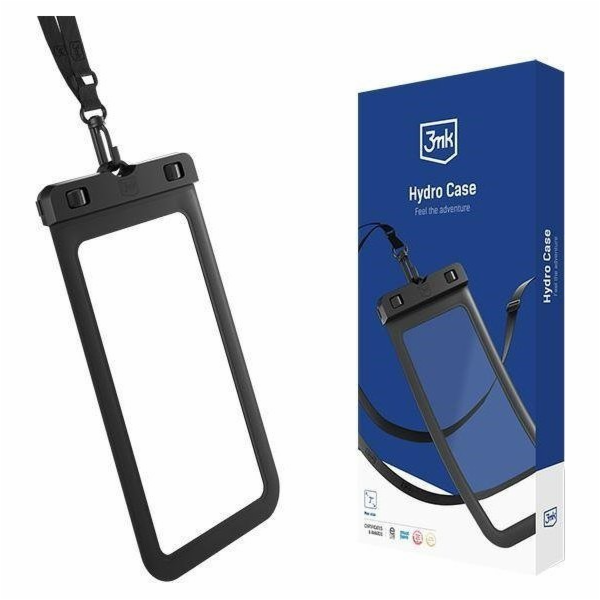 3mk pouzdro voděodolné Hydro case pro zařízení do 7", černá