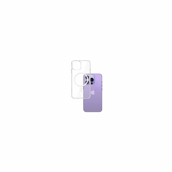 3mk ochranný kryt MagCase pro Apple iPhone 15 Pro, čirá
