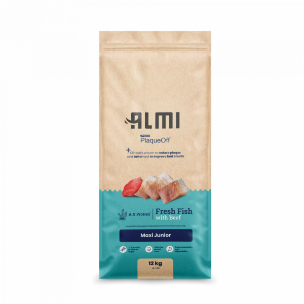 Almi Maxi Junior Granule s mořskou řasou 12 kg