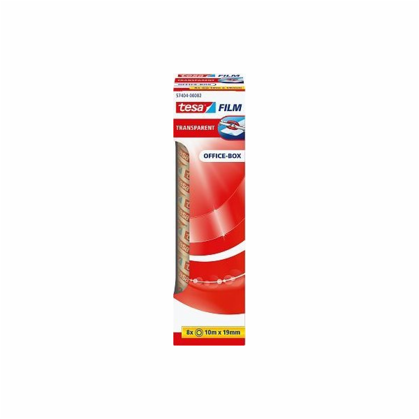 tesafilm transparent, 8 Rollen, 19mm, Office Box, Klebeband