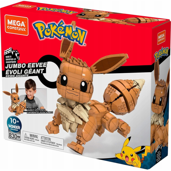 Mattel Pokémon Jumbo Eevee, stavebnice