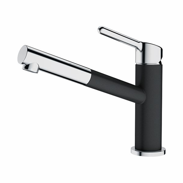 Franke Orbit Výsuvná onyxová dřezová baterie