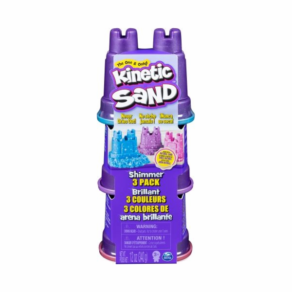 Kinetic Sand - Shimmer Sand Pack 3, Play Sand