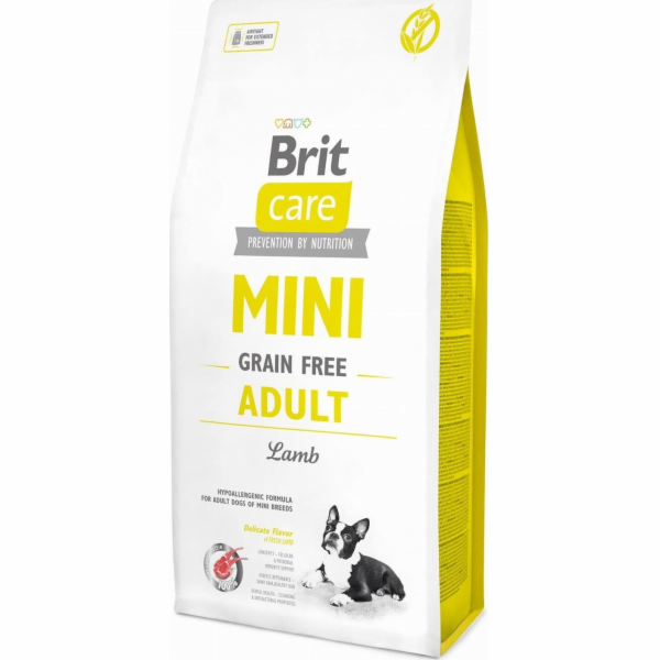 Brit Care Mini Grain Free Adult Lamb - suché krmivo pro p...