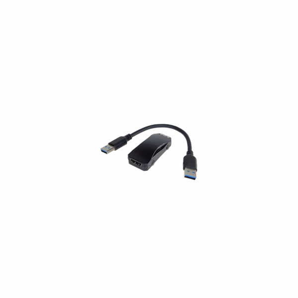 PremiumCord USB 3.0 adaptér na HDMI se zvukem, FULL HD 1080p