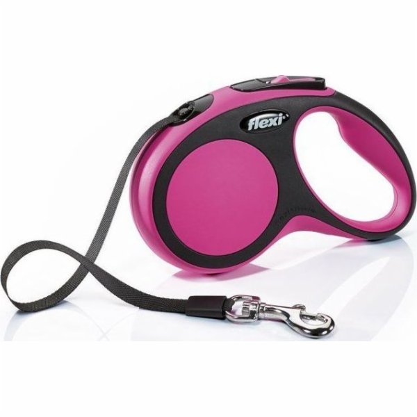 Flexi Automatic Leash Nové pohodlí s 5m růžová páska