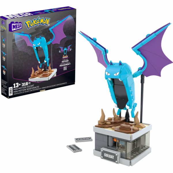 Mattel MEGA Pokémon Mini Motion Golbat, stavebnice