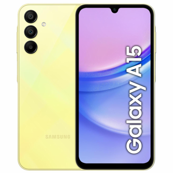 Mobilní telefon Samsung Galaxy A15, žlutý, 4GB/128GB