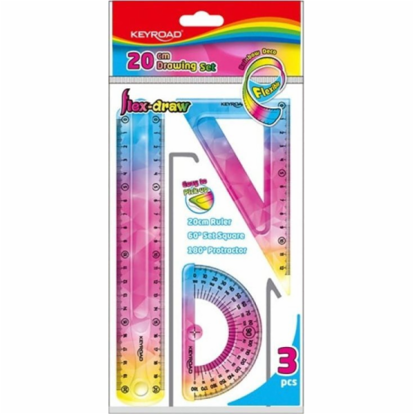 PBS Connect Flexibilní geometrická sada Keyroad Rainbow D...