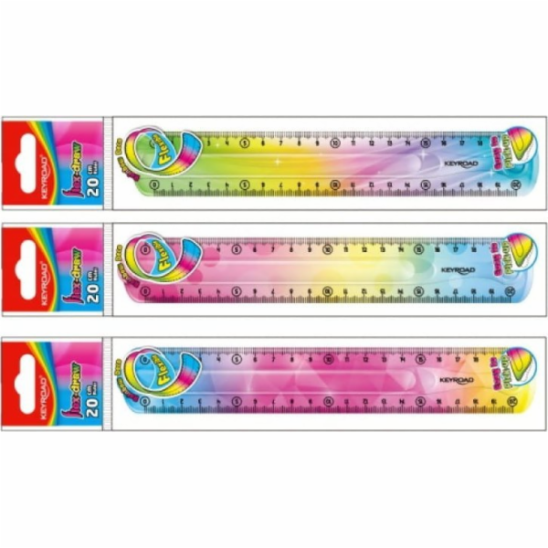 PBS Connect Rainbow flexibilní pravítko 20cm Keyroad p24 ...