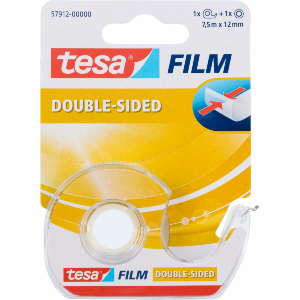 Tesa Doppels.Klebeb. 7,5m x 12mm transparent 57912