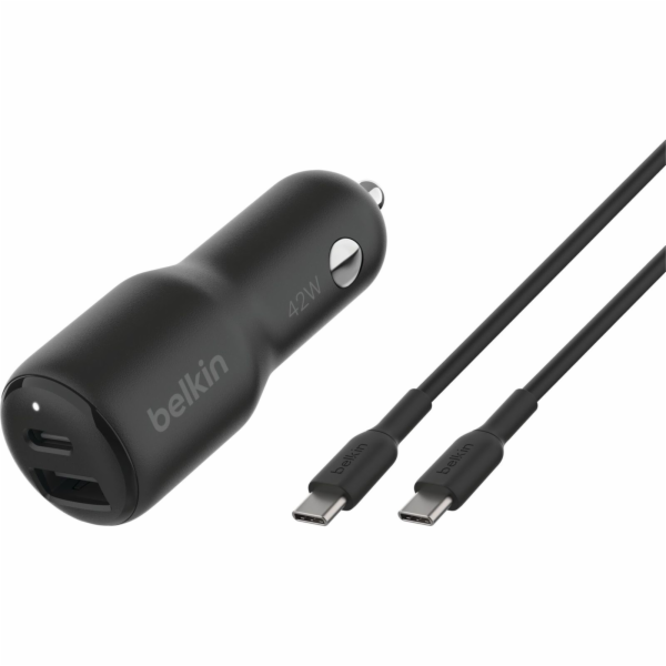 Belkin BOOST Charge 42W Dual Car Charger PD/PPS Tech. CCB...