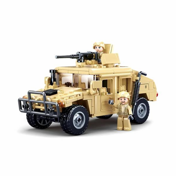Sluban Army Model Bricks M38-B0837 Hummer bojový off road