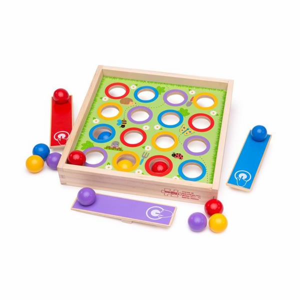 Hra Bigjigs Toys Kloboučku hop 