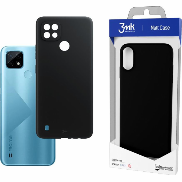 3mk ochranný kryt Matt Case pro Realme C21, černá
