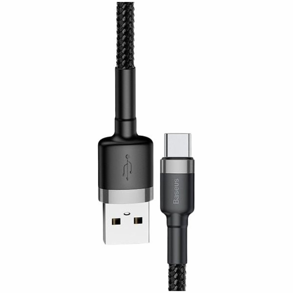 Kabel BASEUS USB Typ AM, Micro USB M, 0,2m, černý
