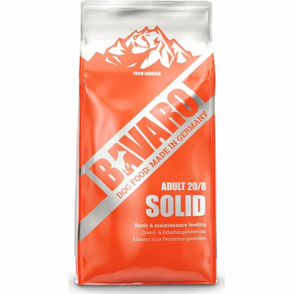 Suché krmivo pro psy Bavaro Solid, 18 kg
