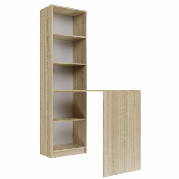 Topeshop R50 dubový počítačový stůl