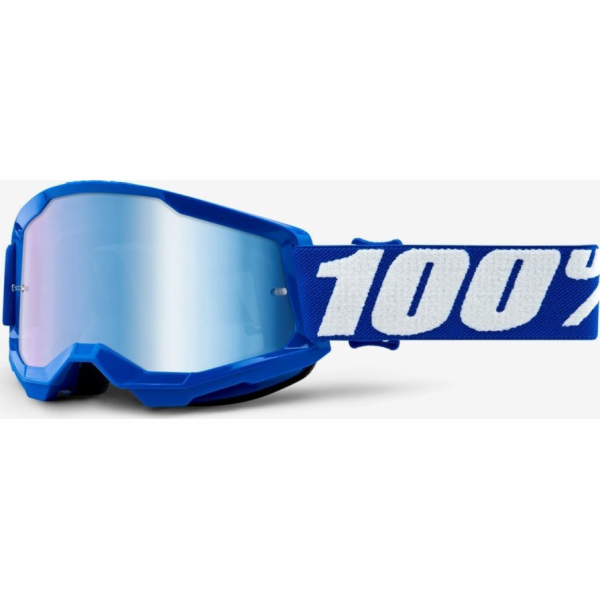 100% Gogle 100% STRATA 2 JUNIOR BLUE (Szyba Niebieska Lus...