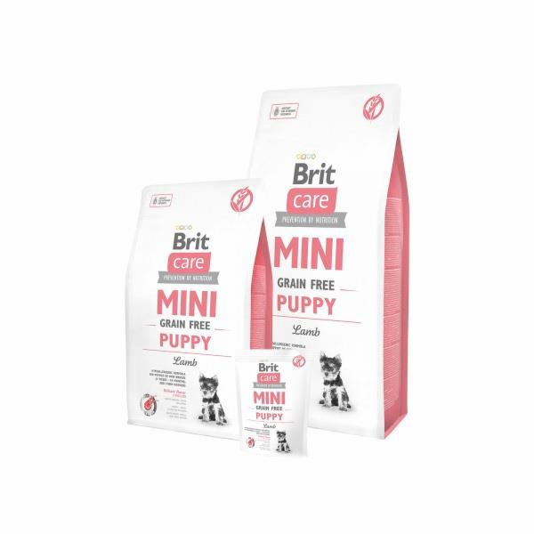 BRIT Care Mini Grain-Free Puppy Lamb - suché krmivo pro p...
