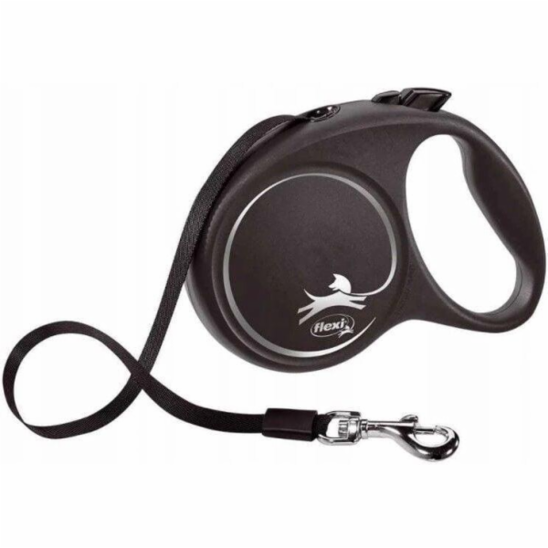 Flexi Black Design L 5 m Zatahovací vodítko pro psa