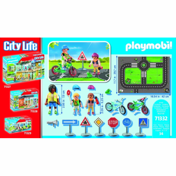 71332 Cyklistický kurz City Life, stavební hračka