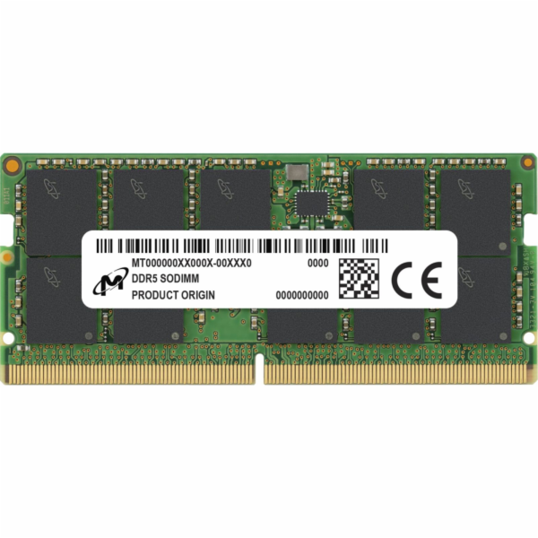 Micron - DDR5 - modul - 32 GB - SO-DIMM 262 pinů - 4800 M...